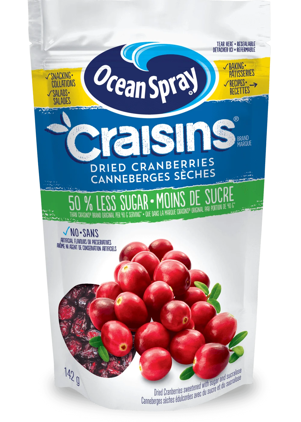 Reduced Sugar Craisins® Dried Cranberries 142 g
